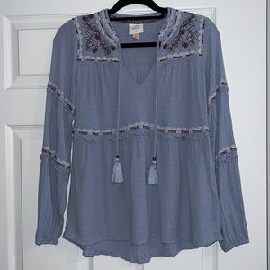 Knox Rose boho-style flowy top, size XS